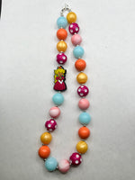 Peach Chunky Necklace