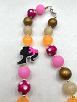 Barbie Head Chunky Necklace