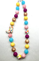 Western Hippie Hoot Chunky Necklace