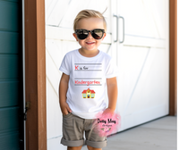 K is for Kindergarten Kids T Shirt