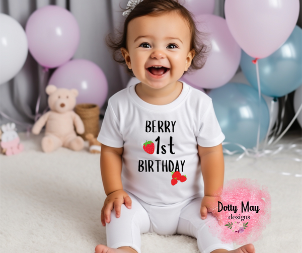 Berry 1st Birthday- Infant T Shirt