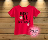 Berry 1st Birthday- Infant T Shirt