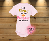 Baby Girl Disney Princess- Baby Bodysuit