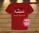 Easily Distracted By Firetrucks- YOUTH T SHIRT