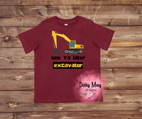 See Ya Later Excavator Toddler Tee