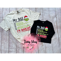 My Day is Booked! Youth T Shirt