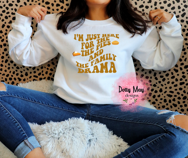 Thanksgiving Family Drama Unisex Sweatshirt