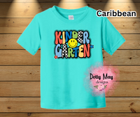 Kindergarten Smiley Face Kids Shirt