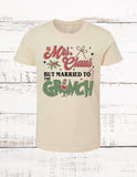 Mrs. Claus Married to the Grinch Women's Shirt