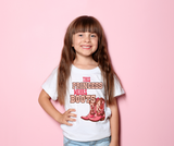 This Princess Wears Boots Girls T Shirt