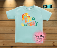 TWO Groovy- Toddler Birthday Shirt