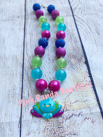 Peacock Chunky Necklace