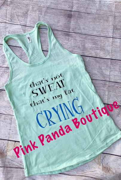 Fat Crying Women’s Workout Tank