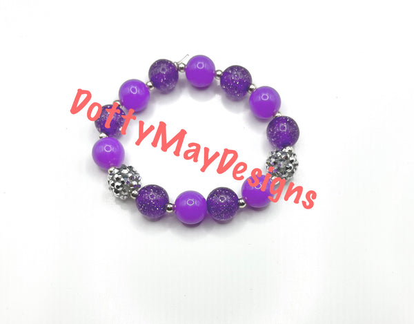 Purple Chunky Bracelet